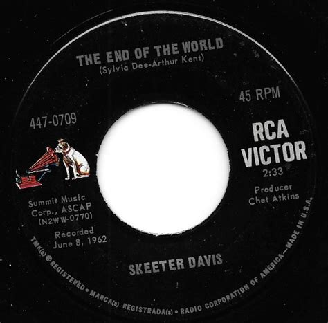 Skeeter Davis - The End Of The World | Releases | Discogs