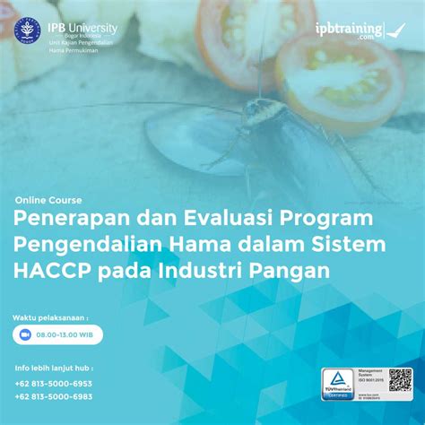 Ipb Training Online Course Penerapan Dan Evaluasi Program