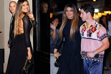 Priyanka Chopra Flaunts Hot Bod In Backless Dress Joins Nick Jonas For Dinner At New York