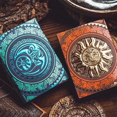 Maya Sun Moon Playing Cards By BPCC Decksrock