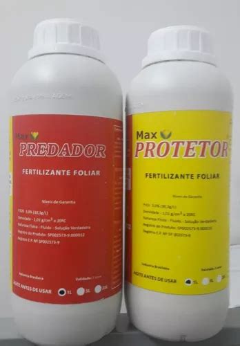 Kit Agro Protetivo Predador E Protetor Líquido 1 Lt De Cada