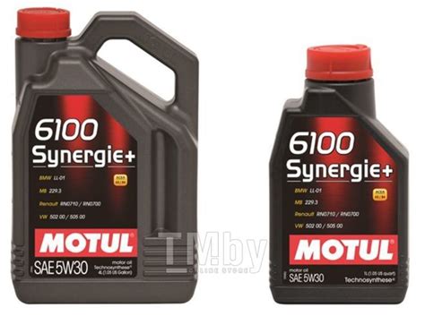 Купить моторное масло MOTUL 5W30 (4L) 6100 SYN-NERGY ACEA A3 B4, API ...