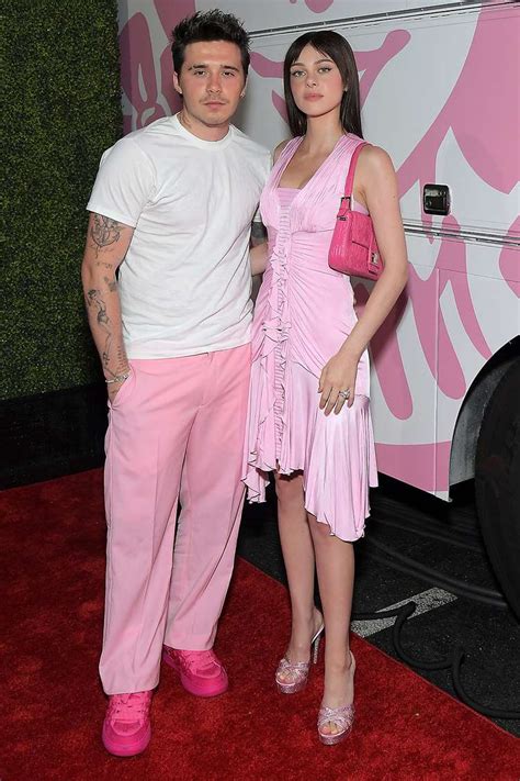 Brooklyn Beckham And Nicola Peltz Match In All Pink Couple Outfits