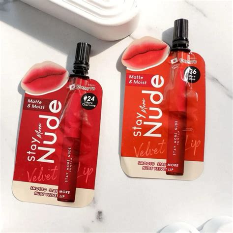 Smooto Stay More Nude Velvet Lip Shopee Malaysia