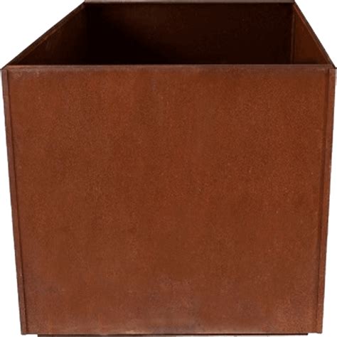 Shop The Square Corten Steel Planter Shrubhub Nursery