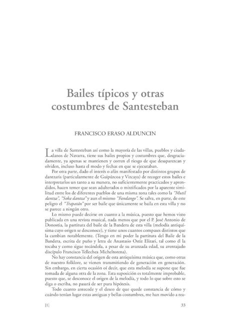 Pdf Bailes T Picos Y Otras Costumbres De Santestebanbailes T Picos Y