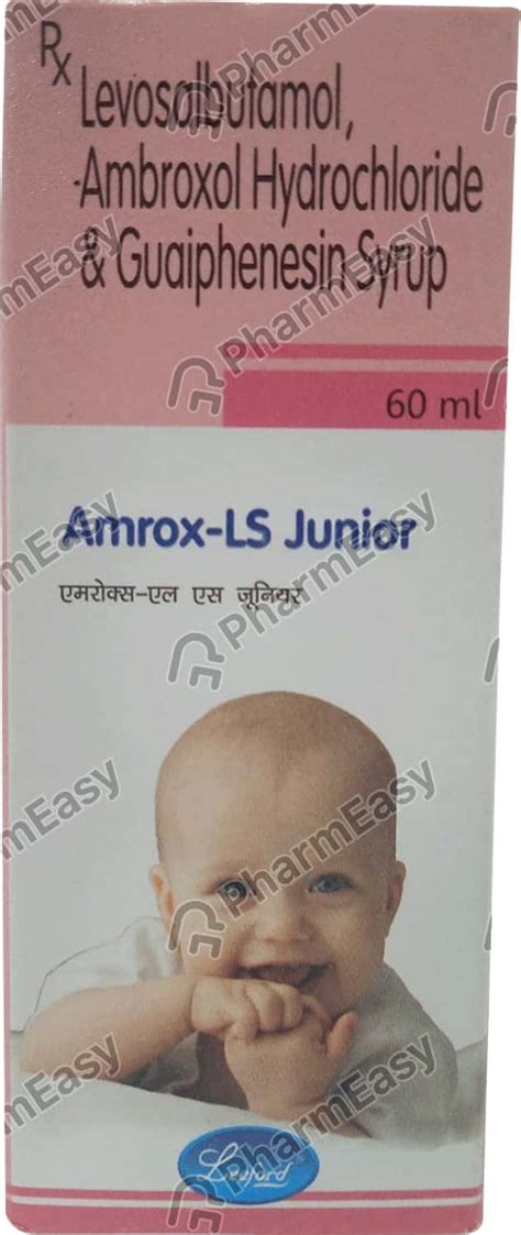 Amrox Ls Junior Bottle Of 60ml Syrup Uses Side Effects Price