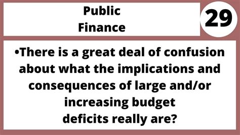 Components Of Public Finance MPA405 LECTURE 29 YouTube