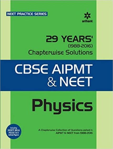 Buy Physics Years Chapterwise Solutions Cbse Aipmt Neet From