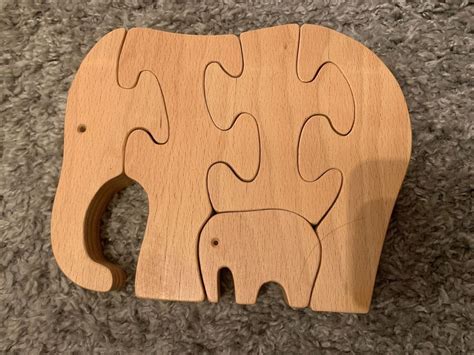 Holz Puzzle Elefant Kaufen Auf Ricardo