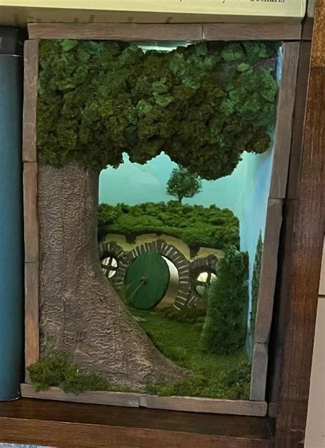 Just Finished My Lord Of The Rings Hobbit Hole Book Nook R Lotr