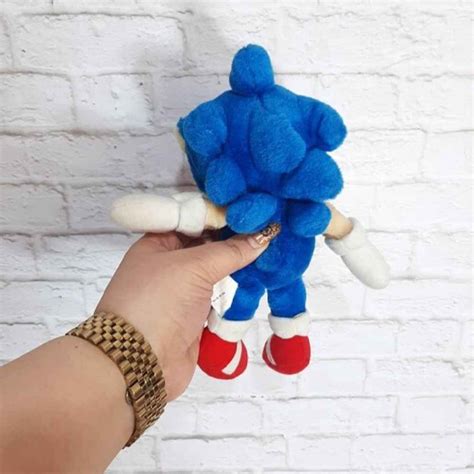 Sonic the Hedgehog Stuffed Toy - Classic Cartoon Character Plush Doll ...