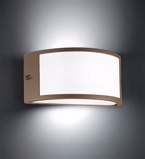 Rex Ap Applique Da Esterno Ip Marrone Curvo Ideal Lux