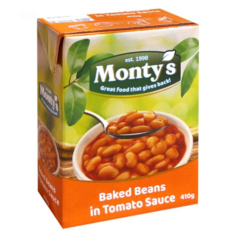 Montys Baked Beans 410g Estolo Online