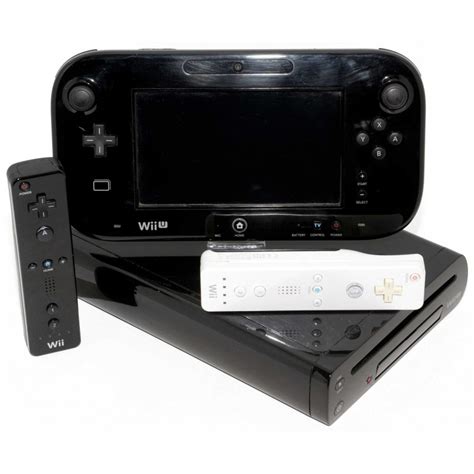 Consola Wii U Negra Con Mandos Bilbotruke Segunda Mano