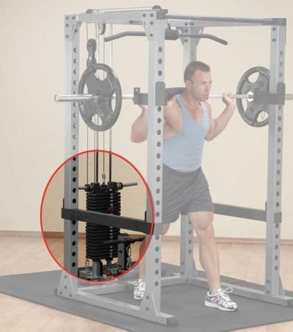 SP200 Body-Solid 200 lb Weight Stack Option for GLA378 Lat Attachment ...