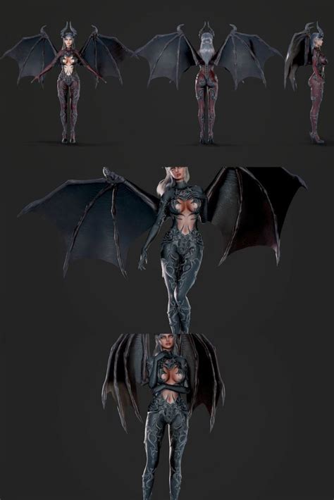 Artstation Succubus Game Ready Animations Update Game Assets