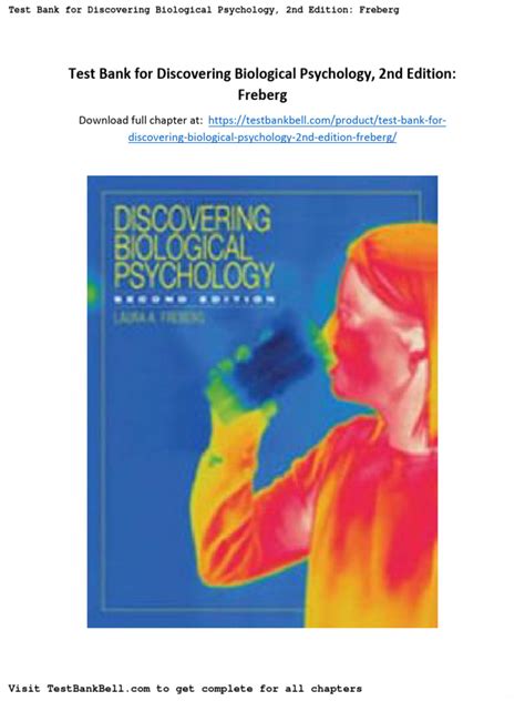 Test Bank For Discovering Biological Psychology 2nd Edition Freberg Pdf