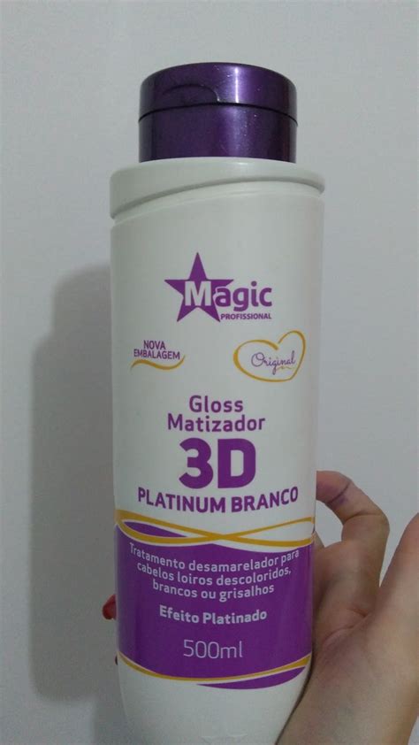 Resenha Do Gloss Matizador 3d Platinum Branco Magic Color Como Ficar Platinada