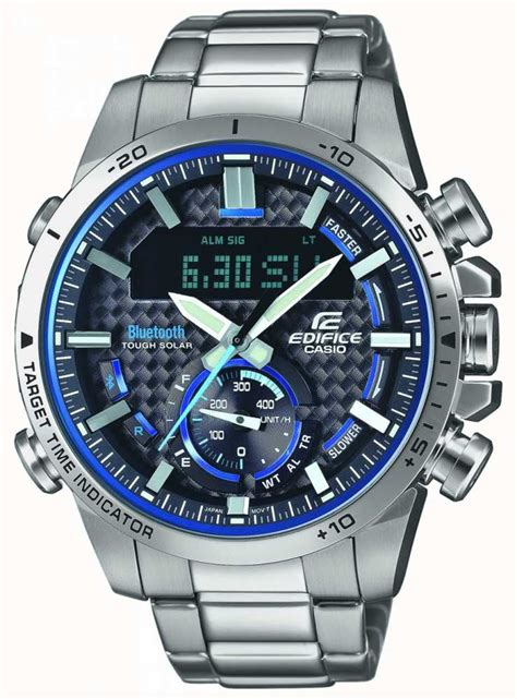 Casio Temporizador De Vuelta Con Bluetooth De Edifice Acero Inoxidable