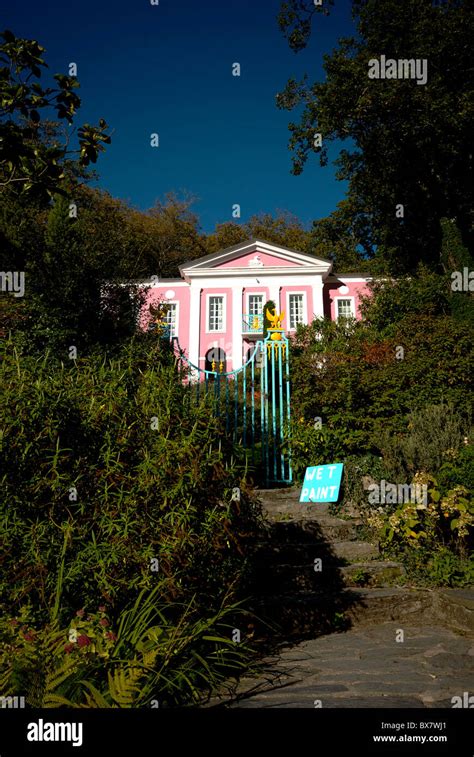 Portmeirion Porthmadog Gwynd Wales Uk Stock Photo Alamy