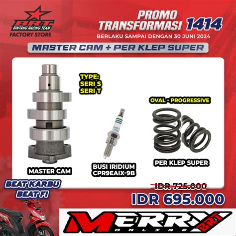 Jual Master Cam Per Klep BRT Noken As Beat Karbu Spacy Scoopy KVY S1