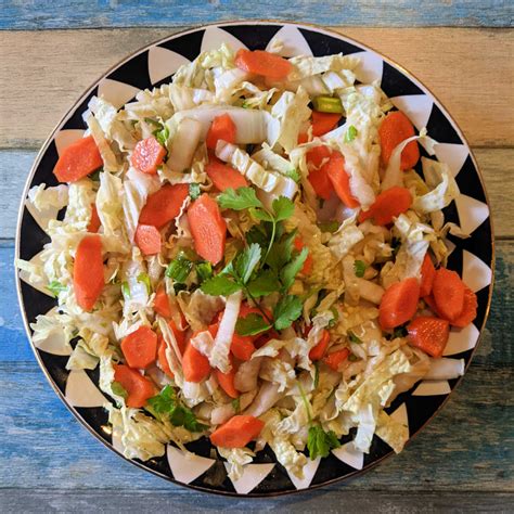 Easy Napa Cabbage Salad Recipe Mama Likes To Cook