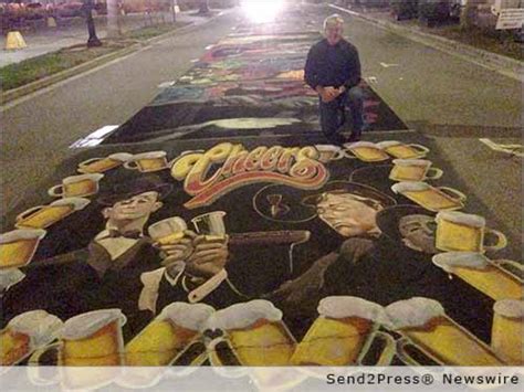 Venice Hvac Company Mahle Cool Air Sponsors Sarasota Chalk Fest Artist