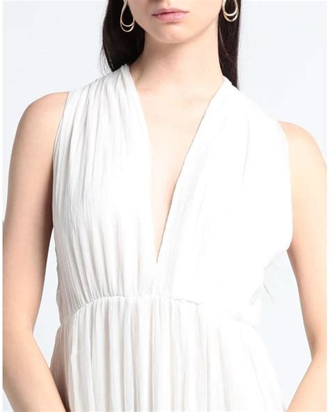 Patrizia Pepe Maxi Dress In White Lyst