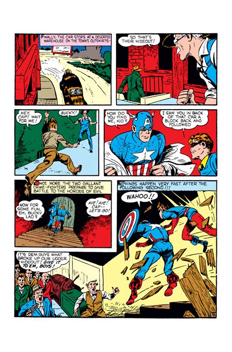 Read Online Captain America Comics Comic Issue 4