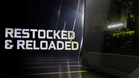 Nvidia Geforce Rtx 30 Series Graphics Cards Now Widely Available According To New Restocked