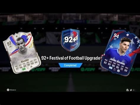 92 Festival Of Football Upgrade 500k Player Packed YouTube