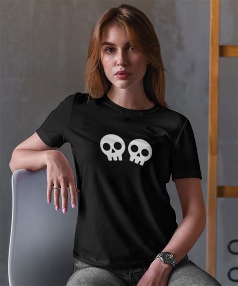 Halloween T Shirt Met Skulls Dames And Heren Snel Thuisbezorgd