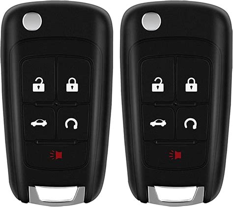 Eccpp Keyless Entry Remote Folding Key Fob Shell Case Replacement Compatible With Gmc Terrain