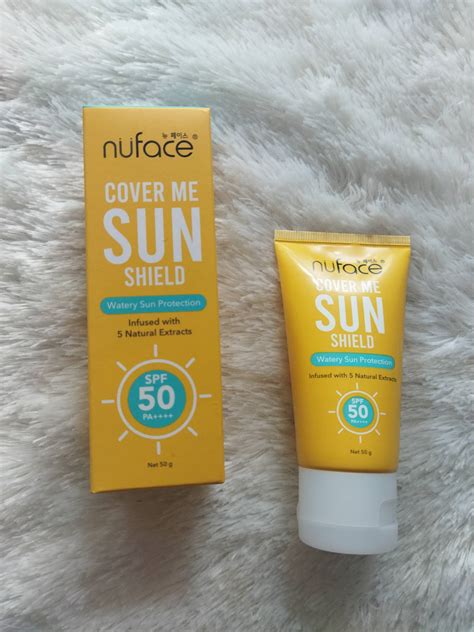 Review Nuface Cover Me Sun Shield Watery Sun Protection Spf Pa