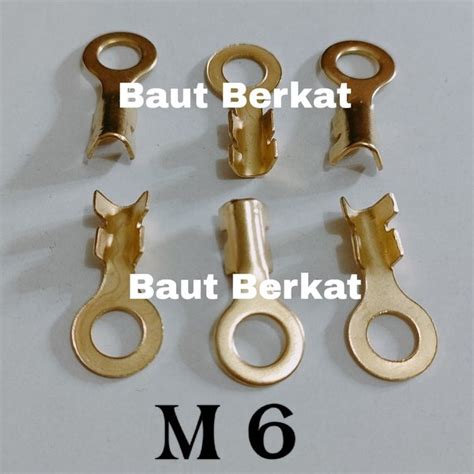 Jual Pcs Skun Aki Bulat M Skun Kabel Mm Skun Terminal Kabel