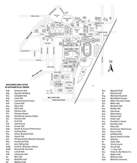 Linfield College Campus Map - Map Of Arlington Texas