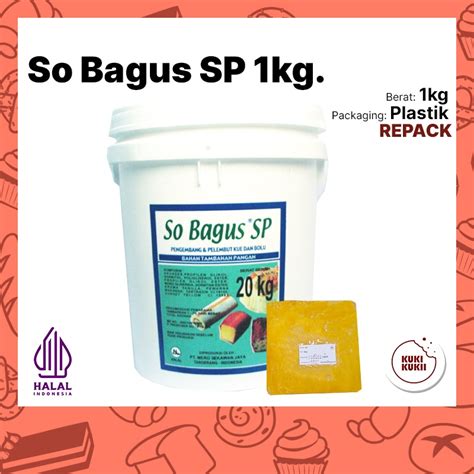 Jual So Bagus Sp Pelembut Kue Repack Kg So Bagus Sp Cake Emulsifier