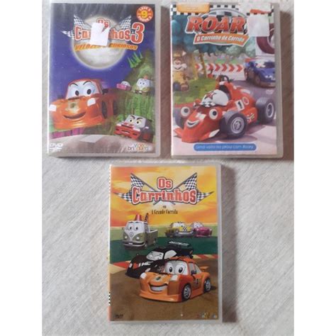 Dvds Triplos Carrinhos Velozes E Curiosos A Grande Corrida Roary O