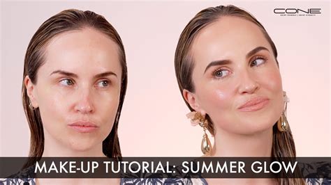 Summer Glow And Sun Burned Skin Make Up Tutorial I Cone Youtube