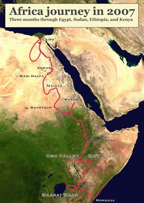 Three Months Along The Nile Through Egypt Sudan Ethiopia And Kenya