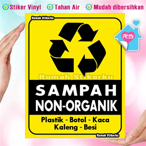 Jual Stiker Sampah Non Organik Shopee Indonesia