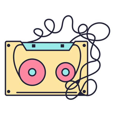 Tangled Cassette Tape Png And Svg Design For T Shirts