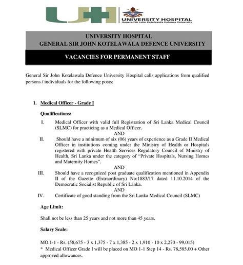 Medical Officer Radiographer Audiology Technician Technician Driver