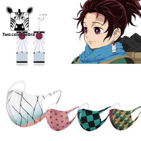 Demon Slayer Anime Cosplay Kimetsu No Yaiba Masks Kamado Tanjirou