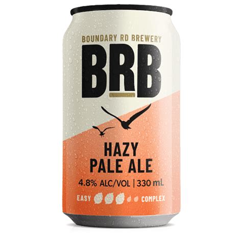 Hazy Pale Ale Boundary Rd Brewery