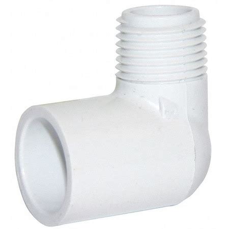 Charlotte Pipe And Foundry PVC Elbow 90 Degrees Socket X MNPT 2