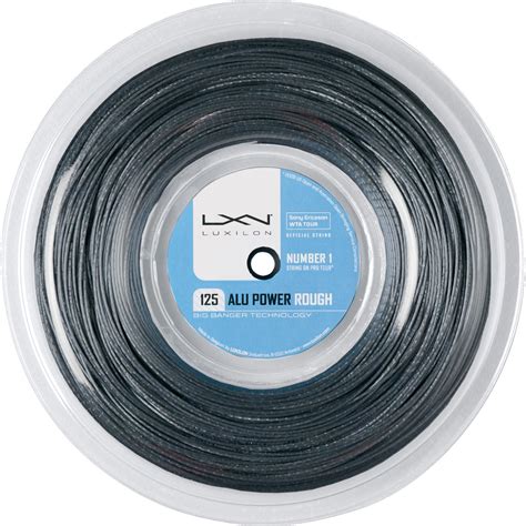 Luxilon Alu Power Rough 220m Tennis String Reel - Silver - Tennisnuts.com