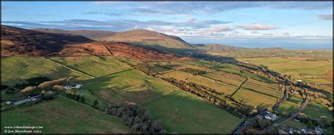 Aerial View From The Dhoon Glen Isle Of Man 10 12 22