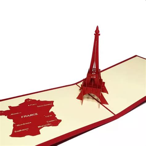 Torre Eiffel Pop Up Tarjeta Del D A Del Padre Para Pap Env O Gratis